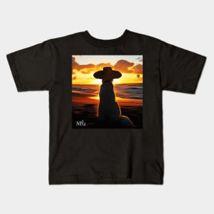 Alone by The Sea Kids T-Shirt